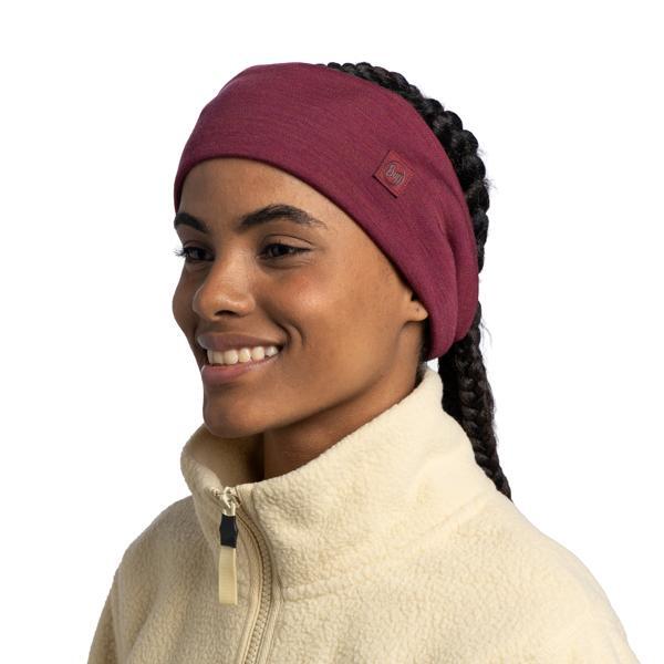 Bandeau Buff Merino Wide Bordeaux 7/7