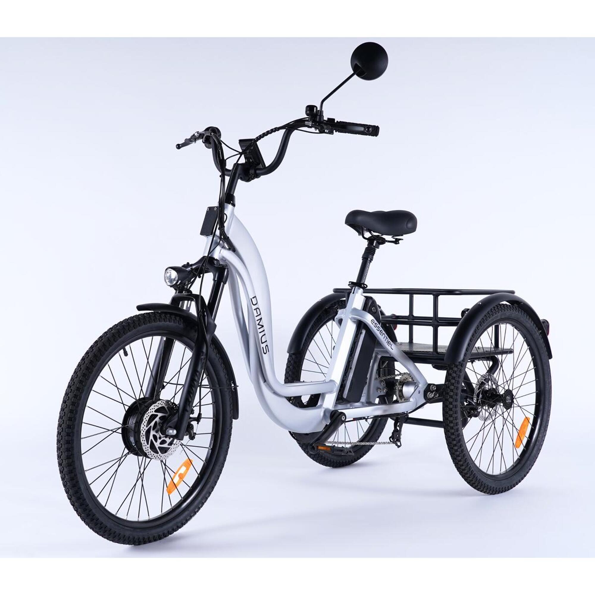 Damius - Tricycle Adulte Électrique Essentiel - Tricycle - Gris - Decathlon