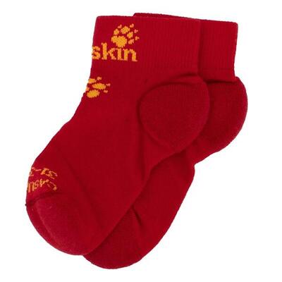 Accessoires 2x Casual Mid Cut Kurzschaft 31-33 in Rot