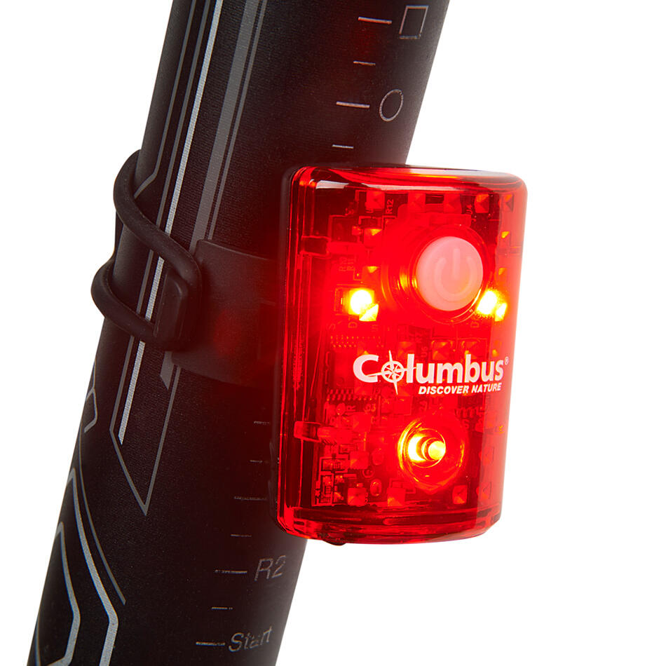 Set de Lumières Pour le Vélo Avant et Arrière Columbus 3/4