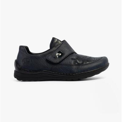 Rieker Damen Halbschuh Slipper Schuhe 48951-14 Blau