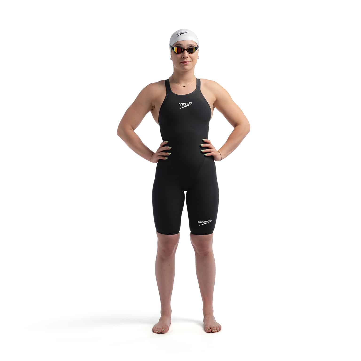 Speedo Wedstrijdbadpak Fastskin LZR Pure Valor 2.0 Dichte Rug Zwart 4/5