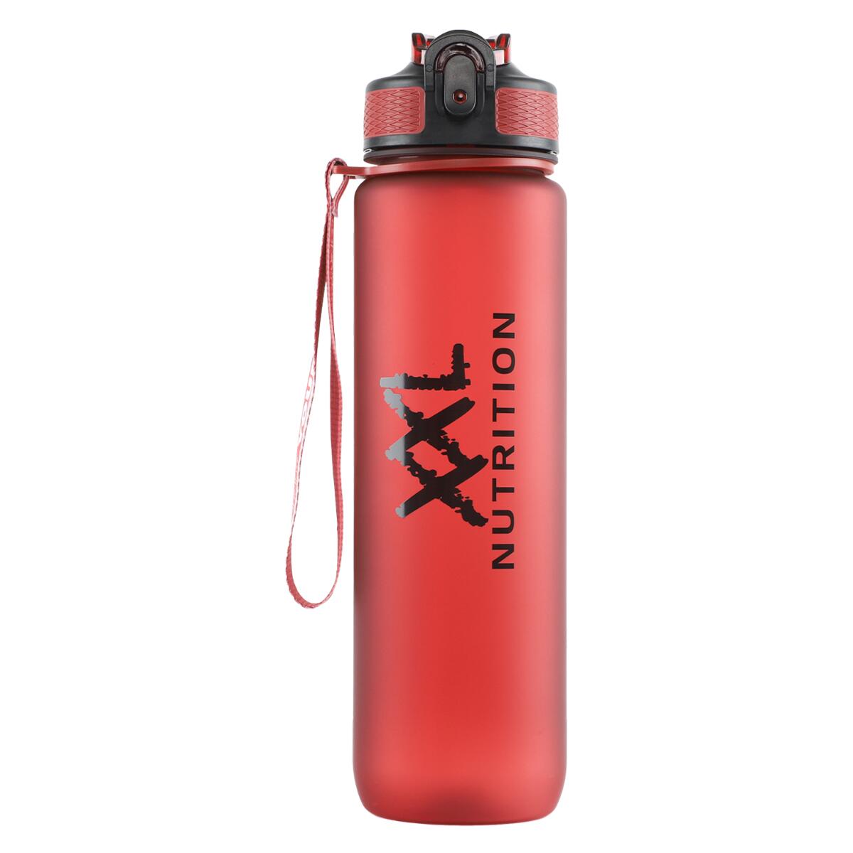 XXL NUTRITION Hydrate Bottle - Waterfles met Drinktuit en Rietje - Rood - 1000ml