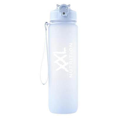 Hydrate bottle - waterfles met drinktuit en rietje - lila - 1000ml