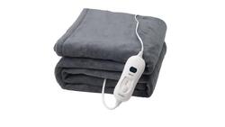 Couverture chauffante électrique COZY Anthracite- 160x120 - Corail Polaire