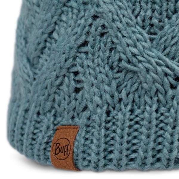 Gorro Knitted & Fleece Band Mujer Buff Azul 2/4