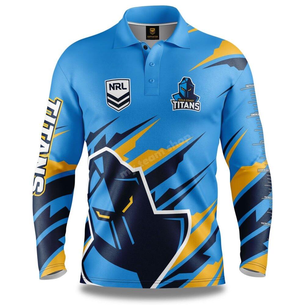 GOLD COAST TITANS NRL "IGNITION" FISHING SHIRT