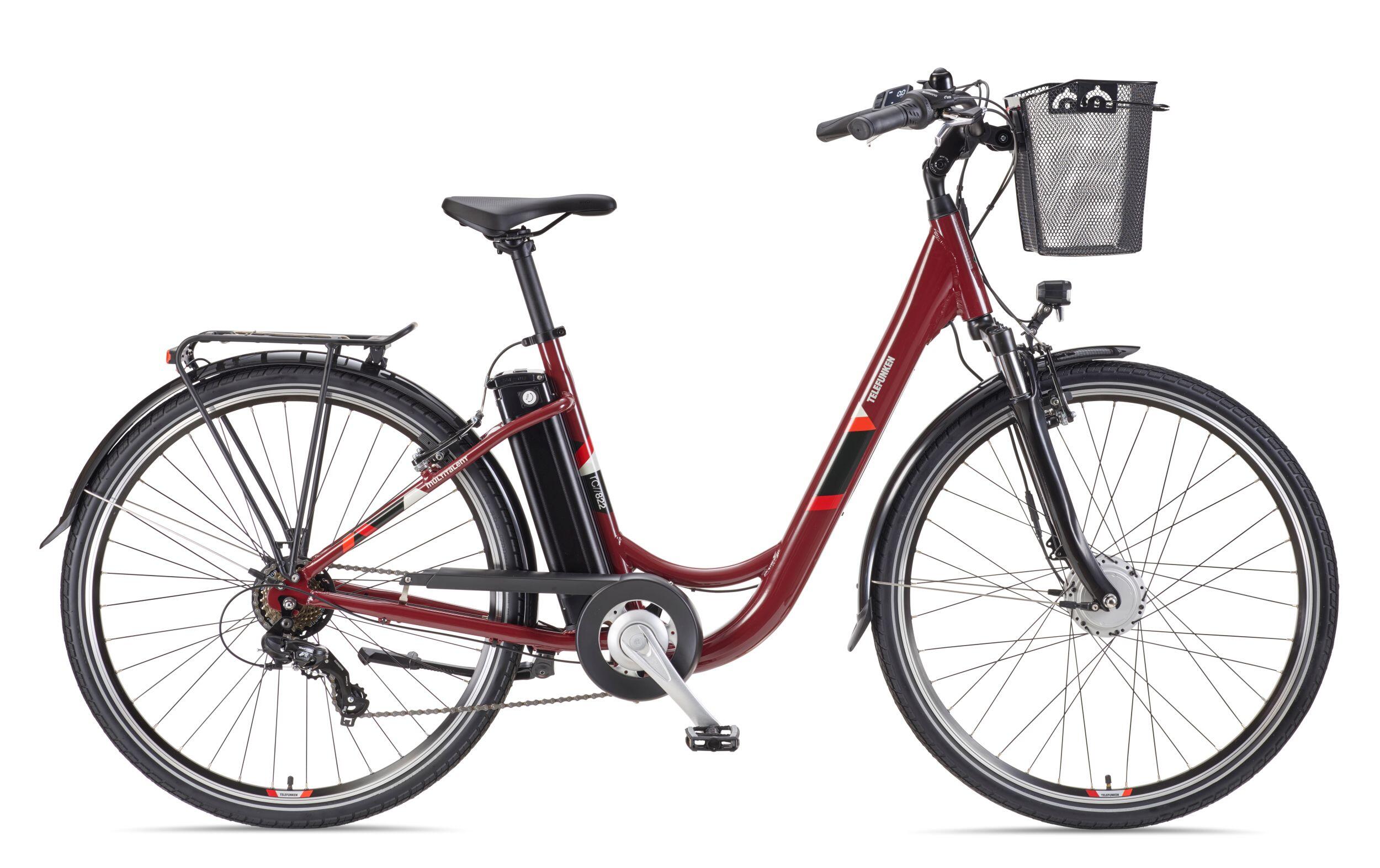 TELEFUNKEN E-Bike RC845 28 Zoll - Citybike Mit 250W Motor, 468Wh Akku & 7-Gang Nabenschaltung