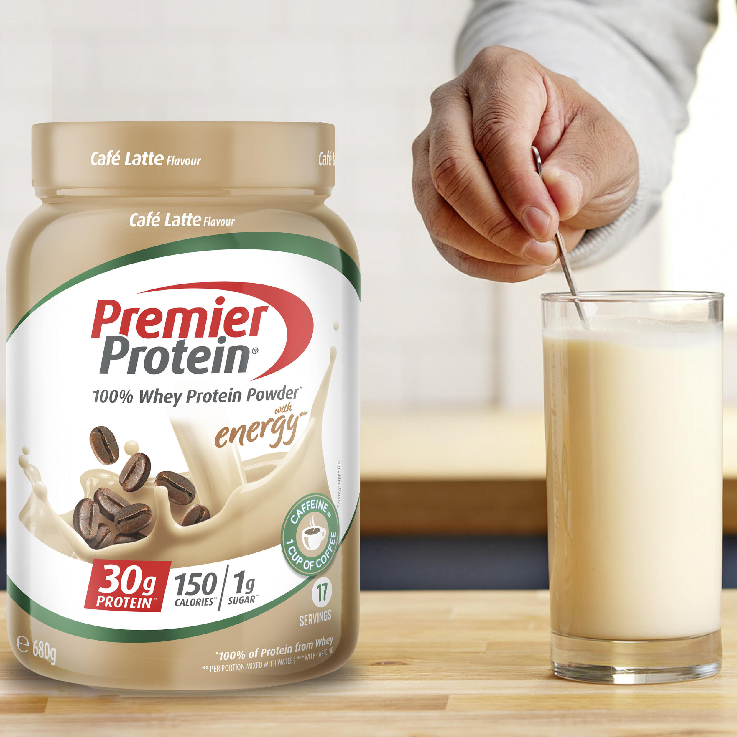 Whey 100% Protein Powder 680g Café Latte 5/6
