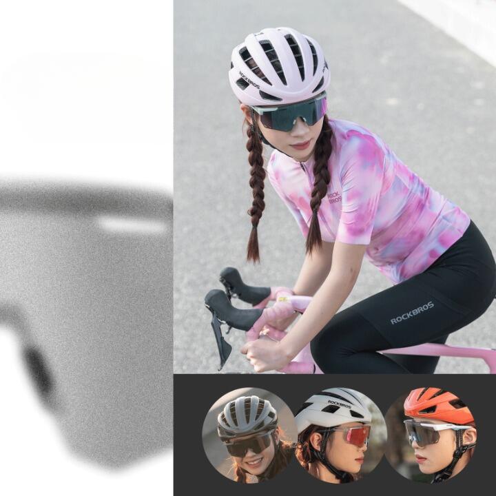 Lunettes de Vélo Photochromiques Ultra-légère Cadre à Mémoire de Forme Noir 5/6
