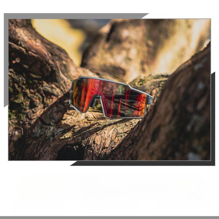 Lunettes de Vélo Polarisées Ultra-légère Branches Amovibles Rose 5/5