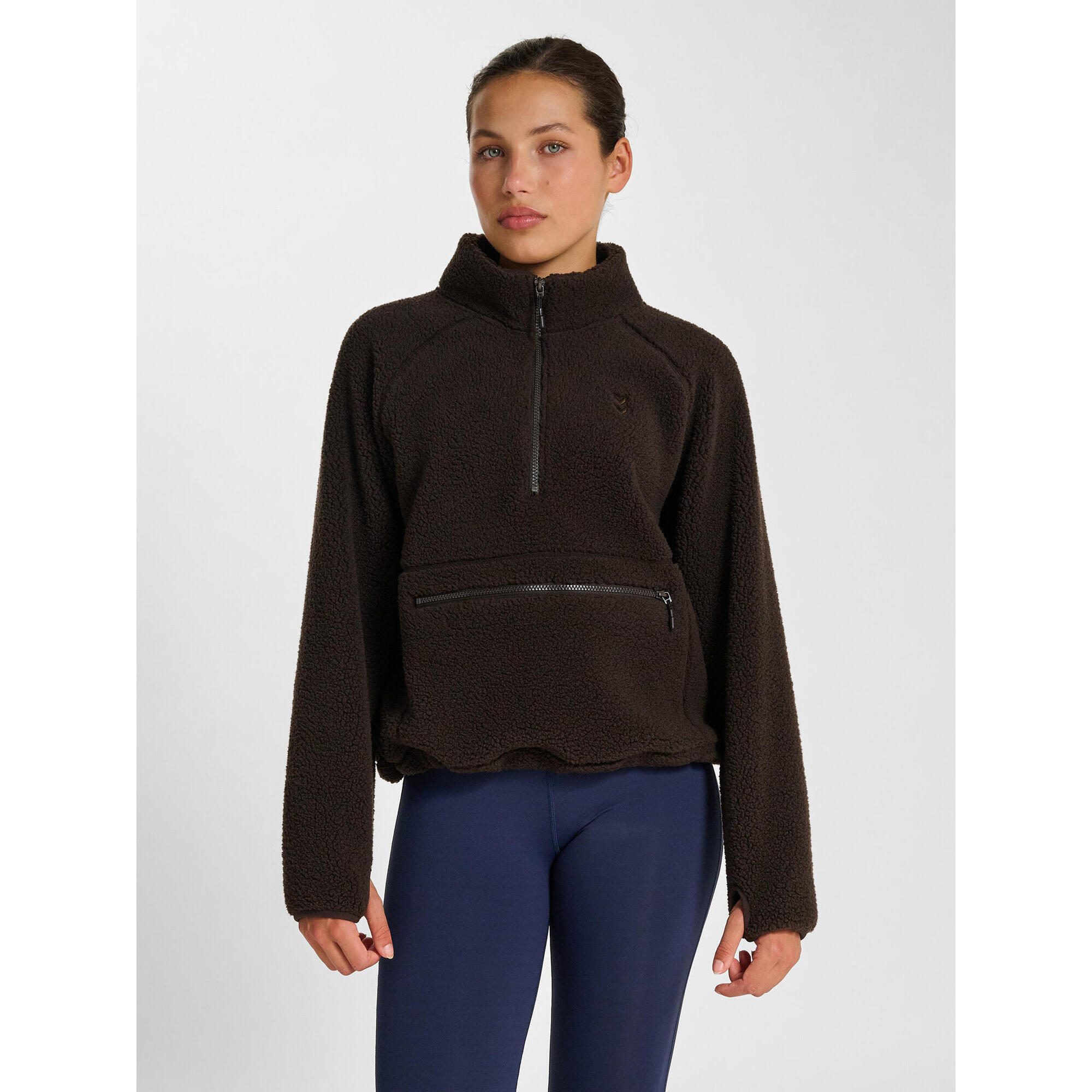 Hummel - Fermeture Éclair Combinaison Hmlpulse Femme Hummel - Veste - Marron|noir - Decathlon