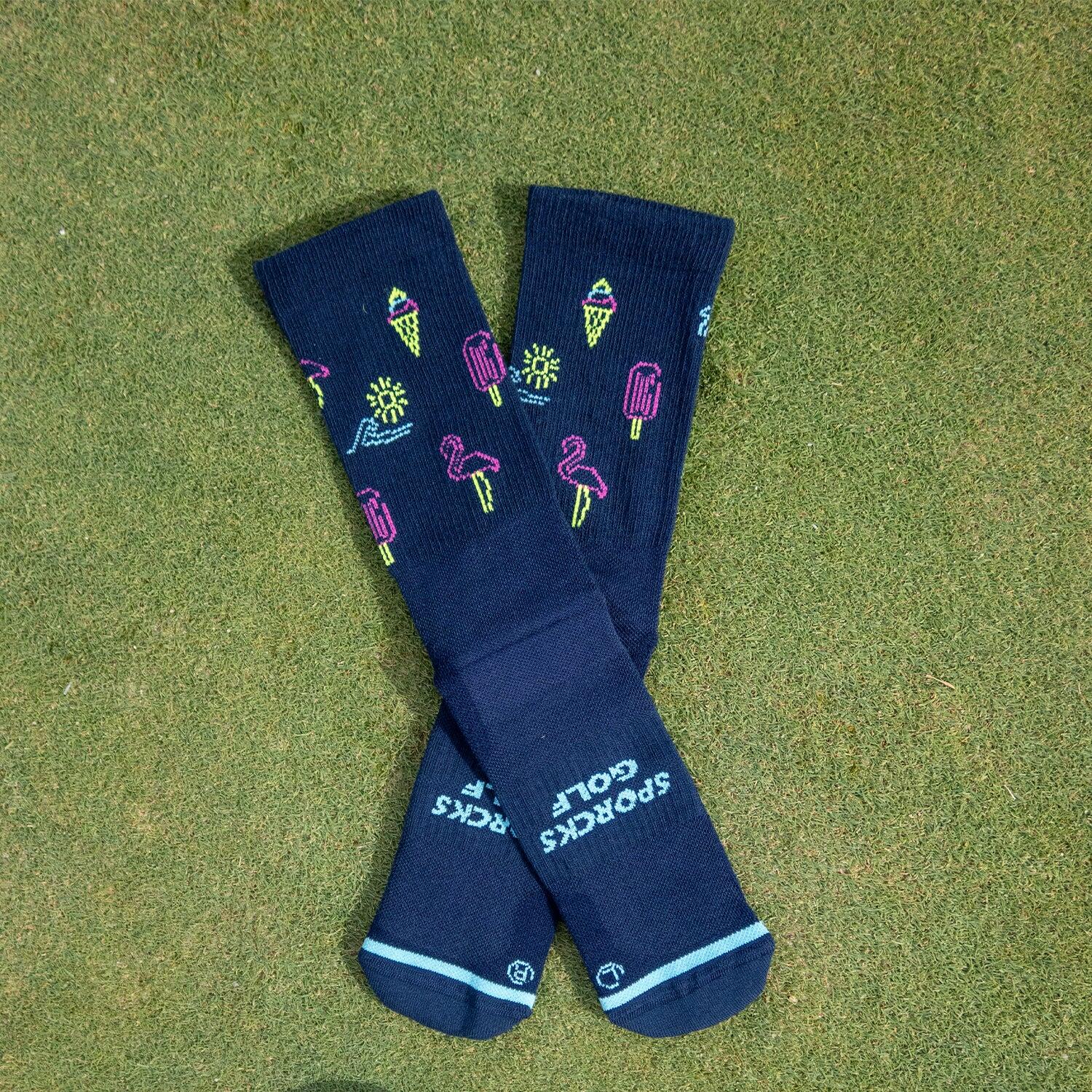 SUMMER NIGHT BLUE - CALCETÍN GOLF 2/4