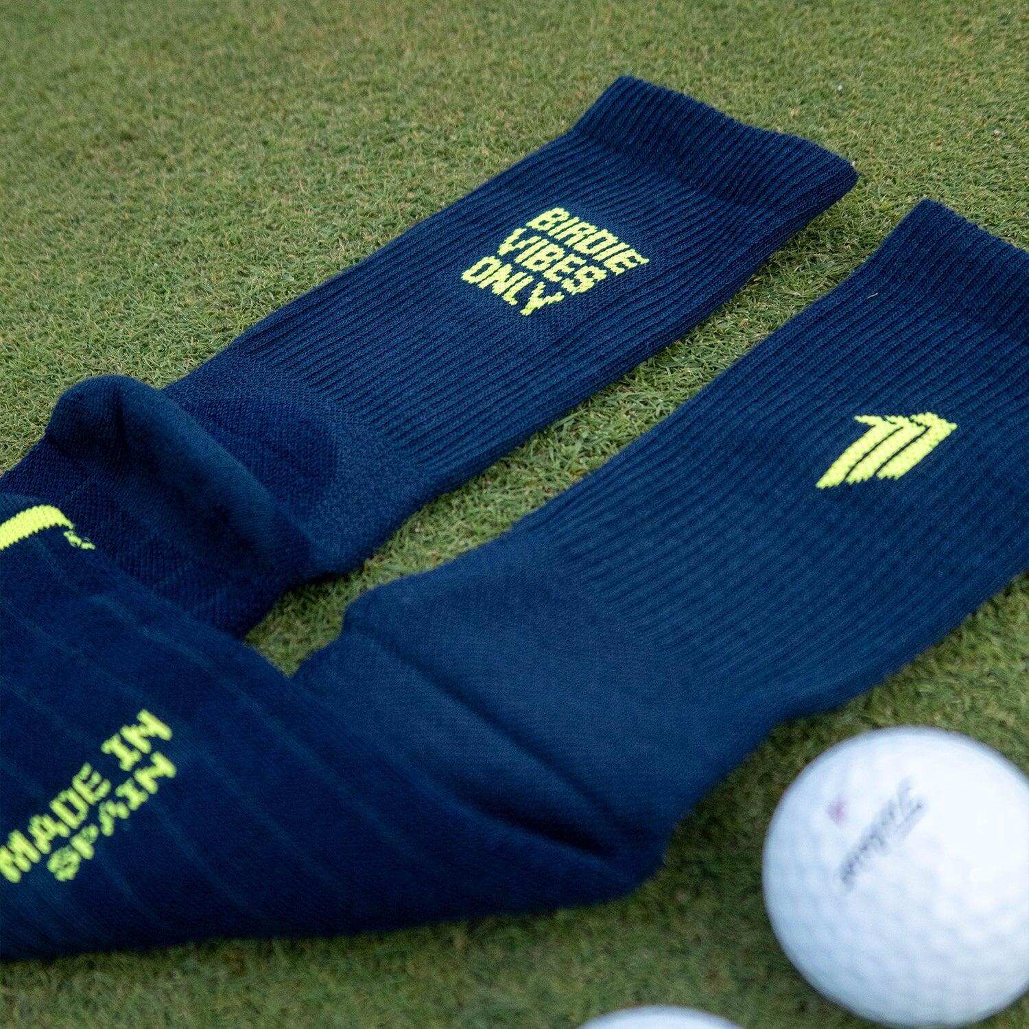 BIRDIE VIBES BLUE - CHAUSSETTES DE GOLF 2/4