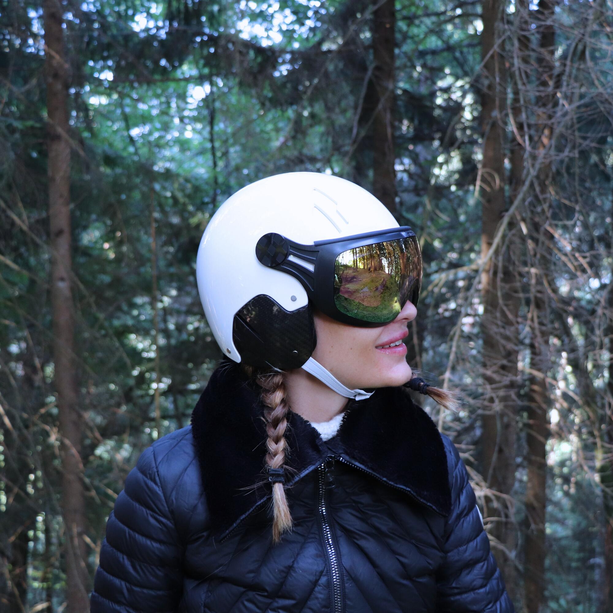 CASQUE MAJOR CARBONE INFINITE White Pearl 3/4