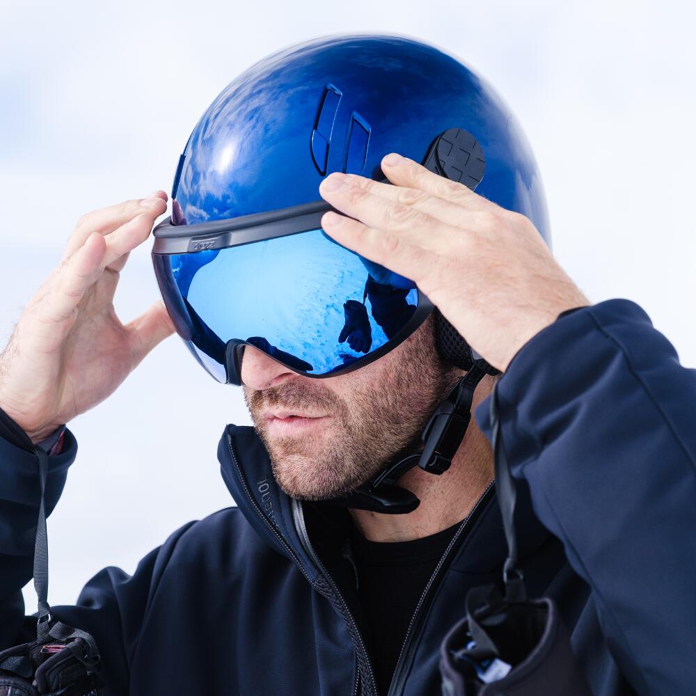 CASQUE FRANCAIS MAJOR INFINIT BLEU PROFOND NACRE 3/3