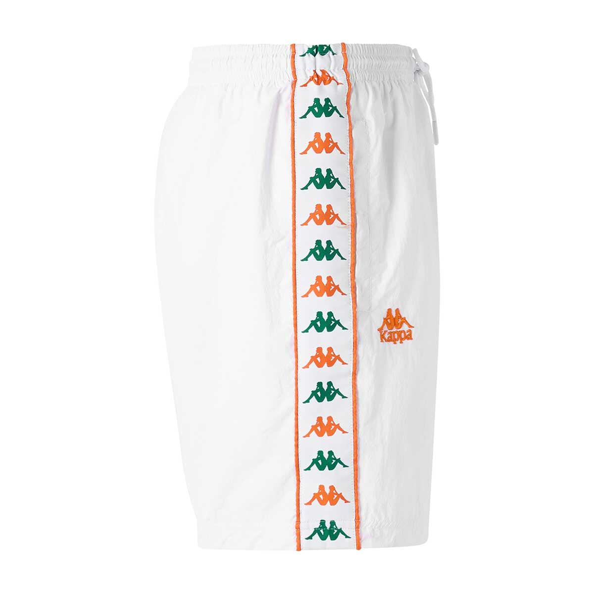 Pantaloncini sportivi da uomo in poliammide bianco da streetwear sportivo 7/7