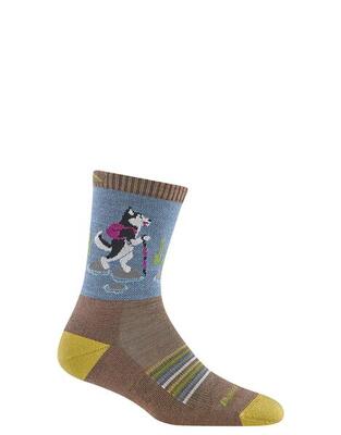Vrouw wandelsok - micro crew - critter club - m