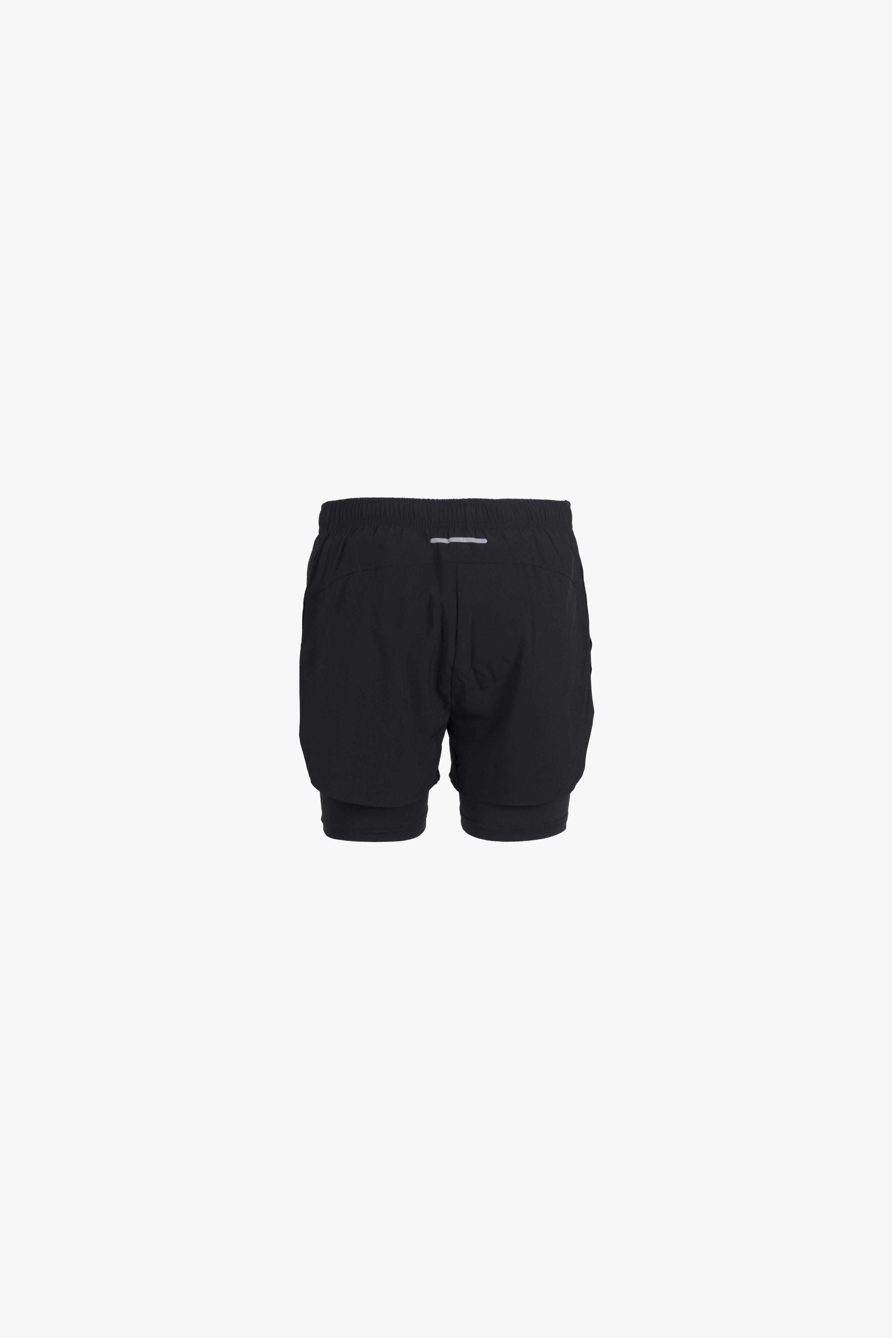 Pantaloncini Esercito running neri donna 2/3