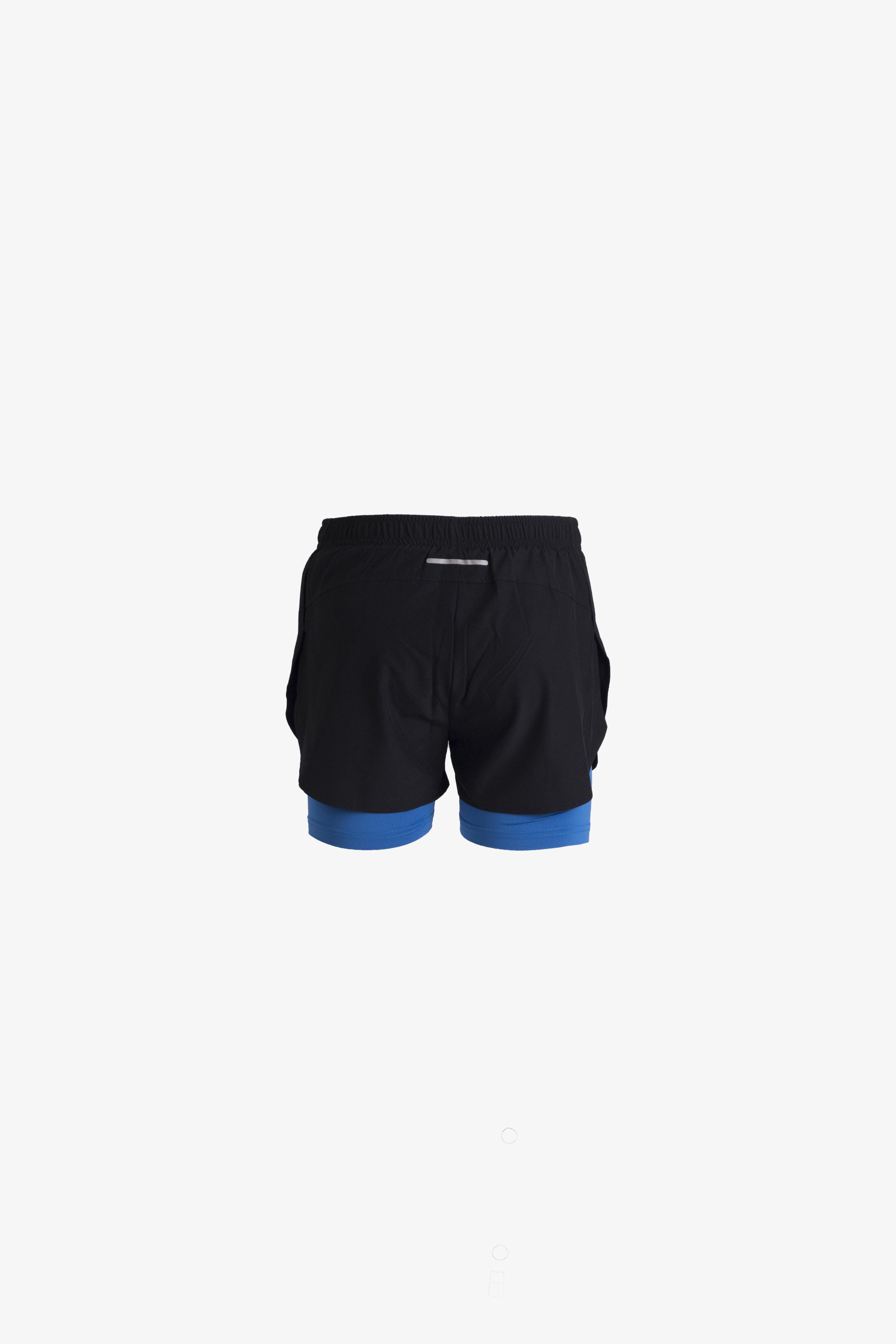 Pantaloncini Esercito running azzurri donna 2/3