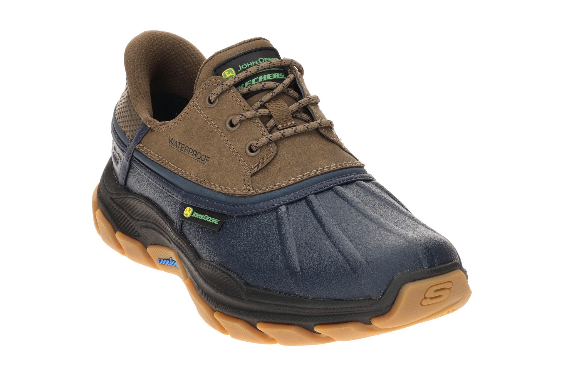 Skechers JOHN-DEERE Schuhe blau Slip-Ins wasserdicht 3/7