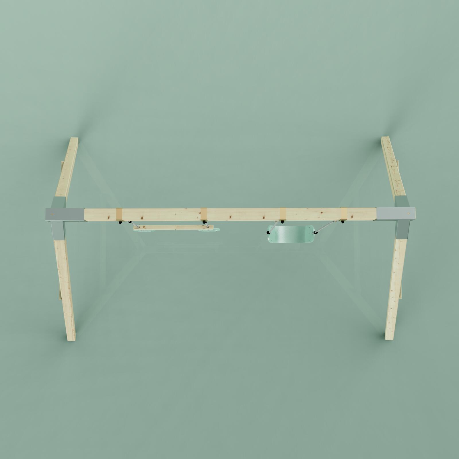 Schaukel Tukan in Mintgrün - 182 × 286 × 212 cm 6/6