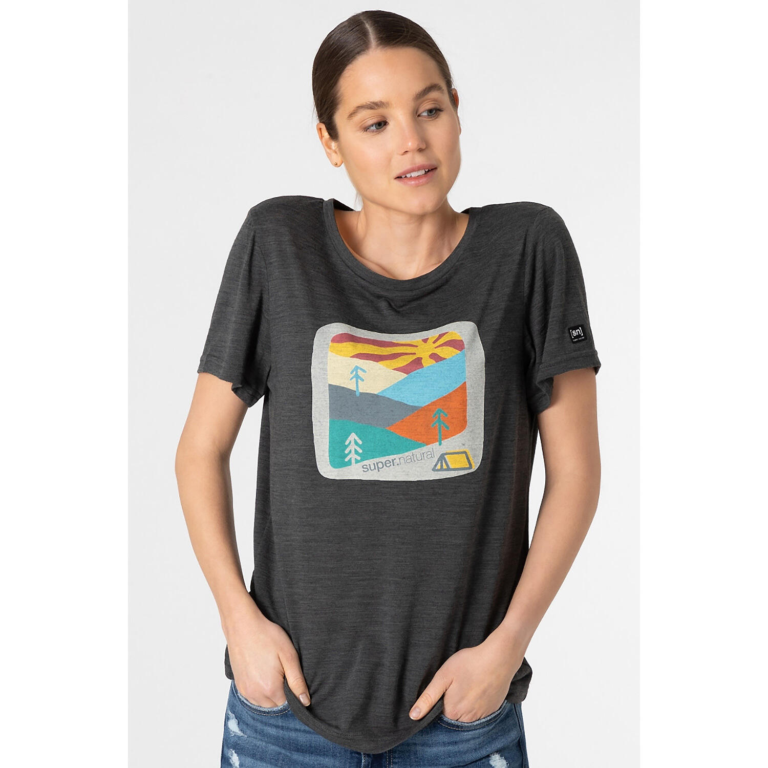 Damen T-Shirt WMOUNTAIN ART TEE 3/3