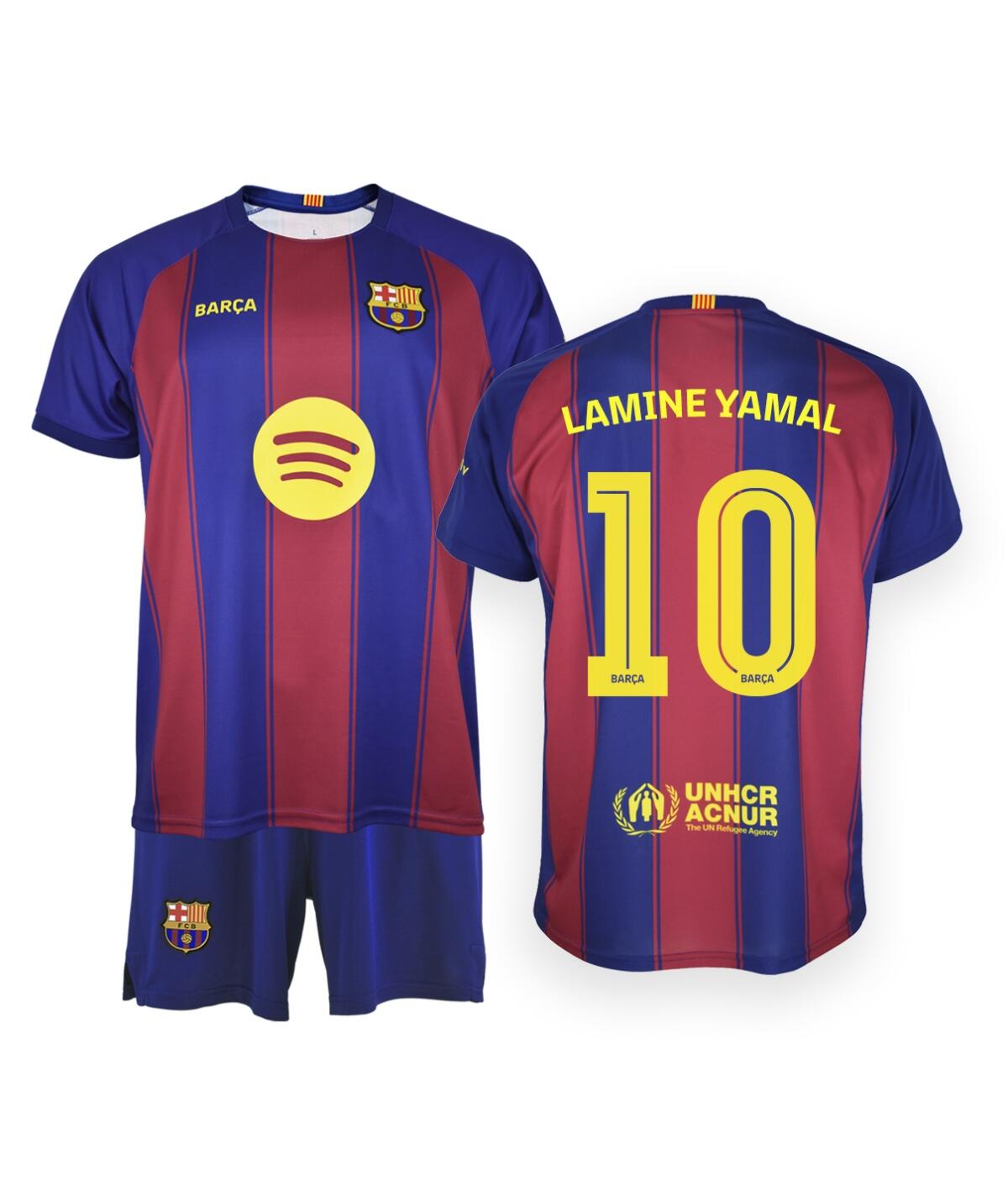 FC BARCELONA Camisola Lamine Yamal Principal FC Barcelona Réplica Oficial 25/26 - Criança