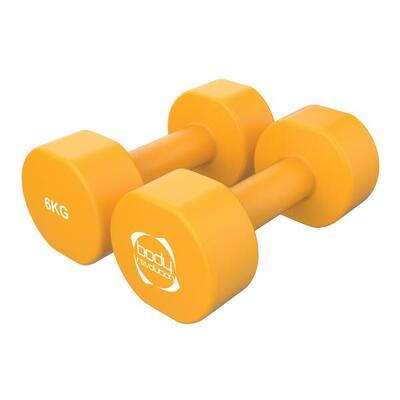 Body Revolution 2 x 6 kg Neopren-Hanteln
