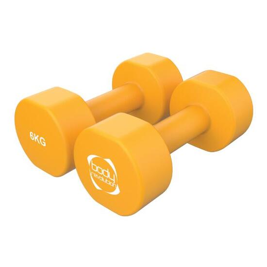Body Revolution 2 x 6 kg Neopren-Hanteln
