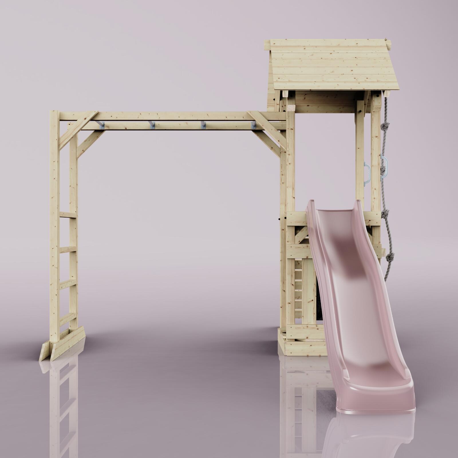 Spielturm Lund in Altrosa - 358 × 295 × 275 cm 2/6