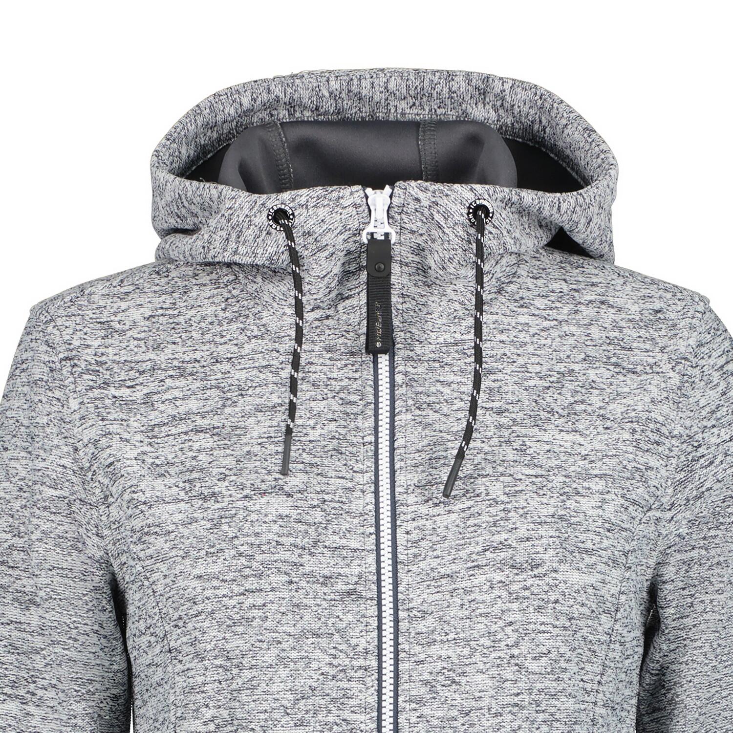 Icepeak Strickfleecejacke lang für Damen Alzey mit Kapuze 2/2