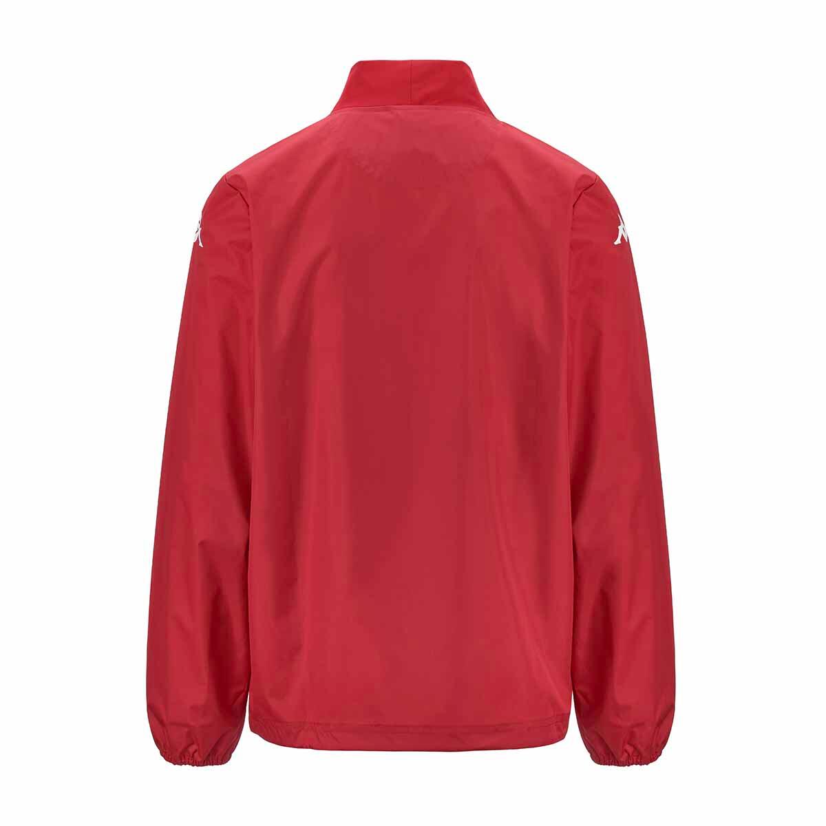 Coupe-vent manches longues garçon Burner rouge 4/5