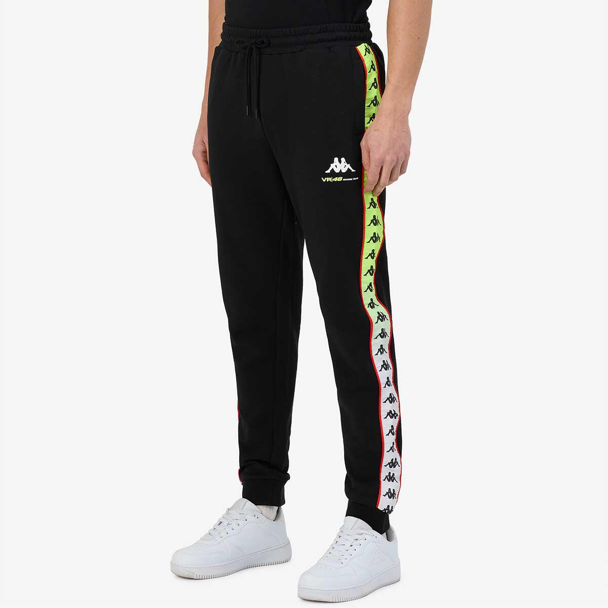 Kappa Calças De Jogging Alanz Vr46 Travel Preto da Decathlon