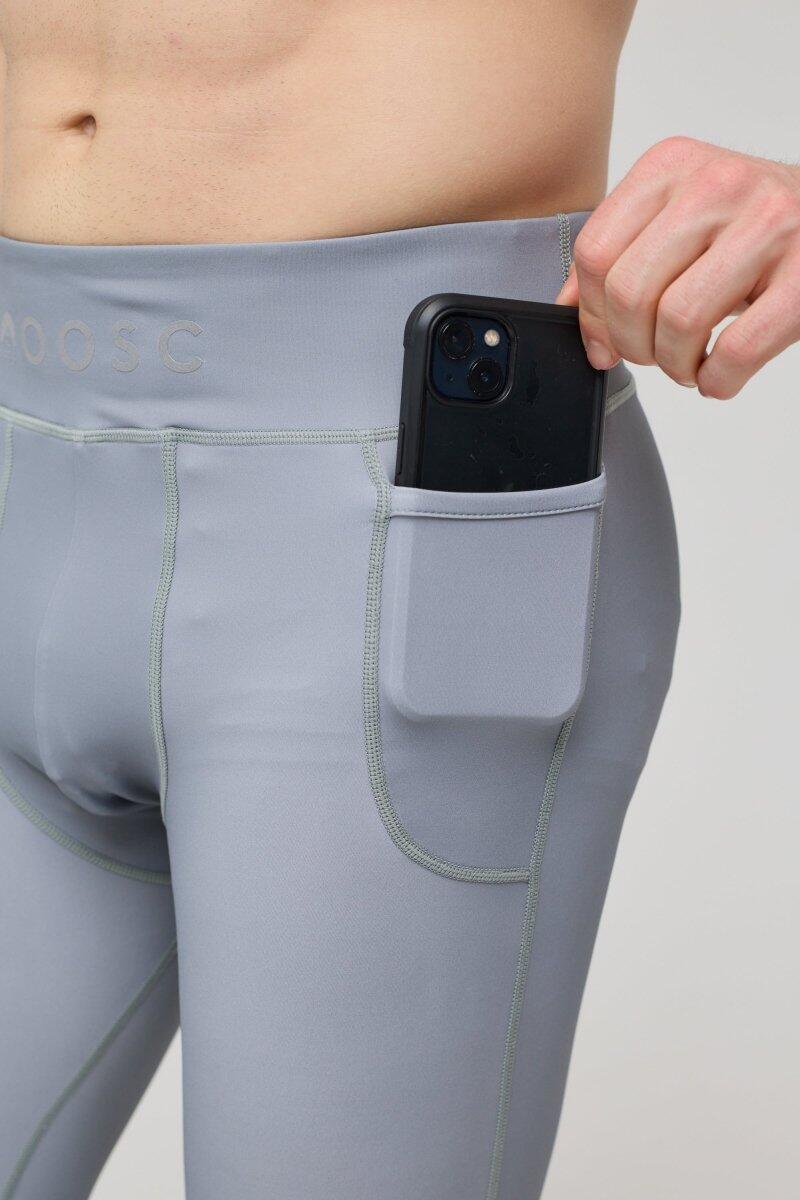 Femme Fitness Legging Taille Haute Elite Gris 5/6