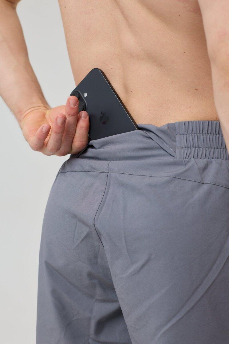 Dames Fitness Sport-Shorts Elite Grijs 4/4