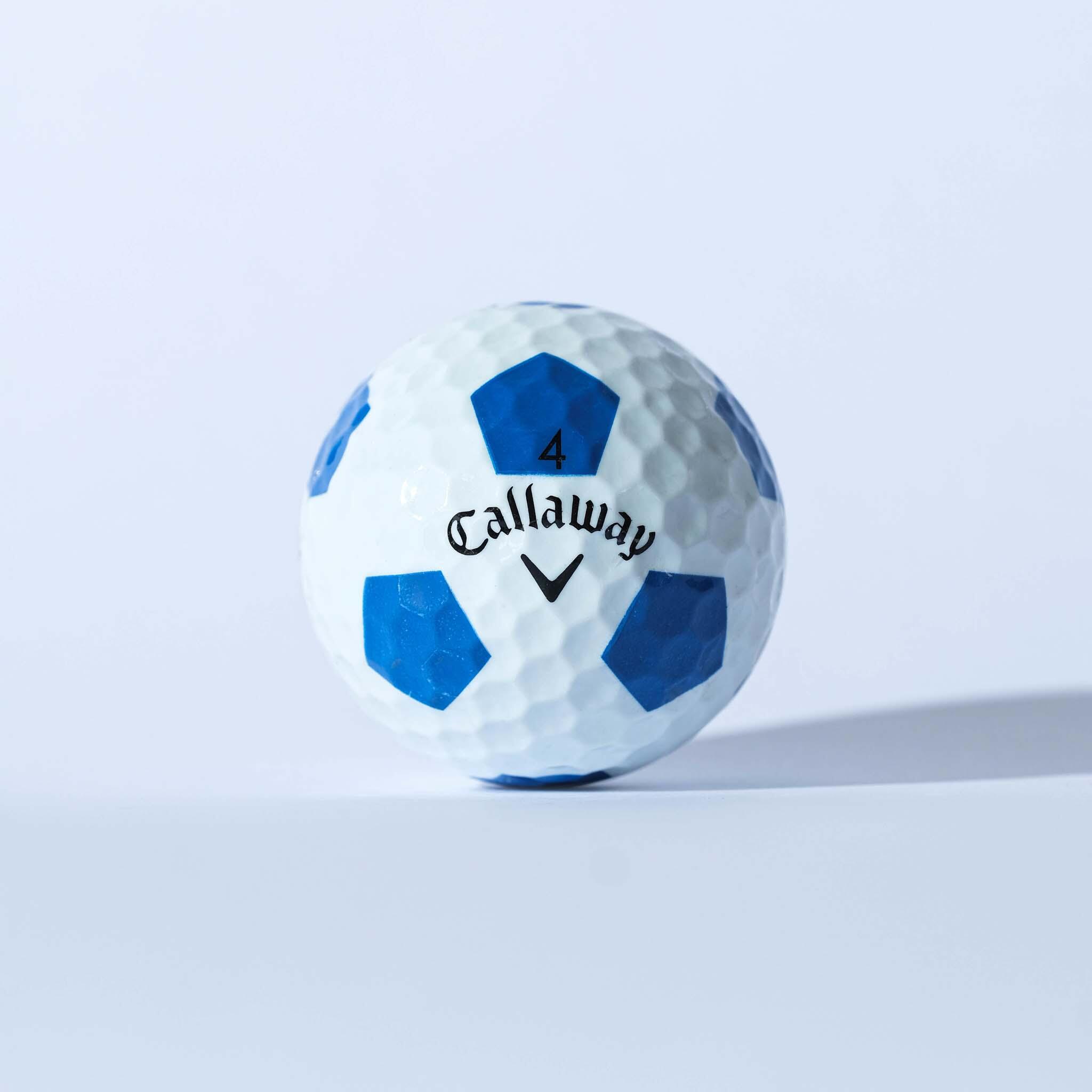 12 Balles de Golf d'Occasion Callaway AAAA - Modèle Truvis Chrome Soft 4/7