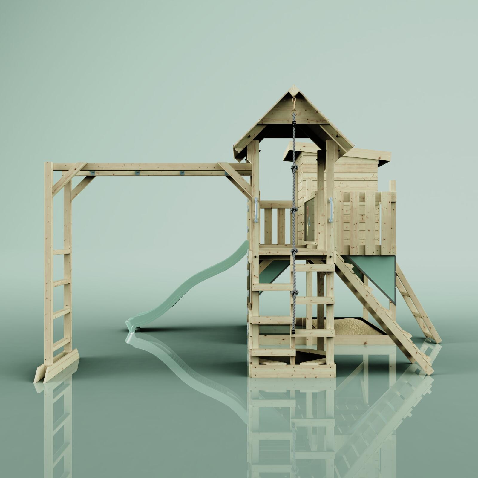 Spielturm Joost in Mintgrün - 406 × 444 × 274 cm 2/5