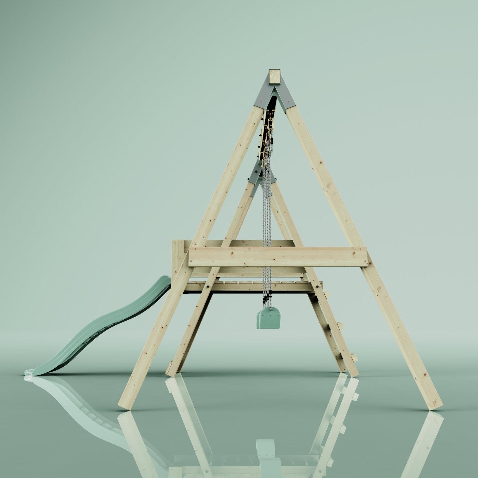 Schaukel Möwe in Mintgrün - 294 × 326 × 212 cm 3/6