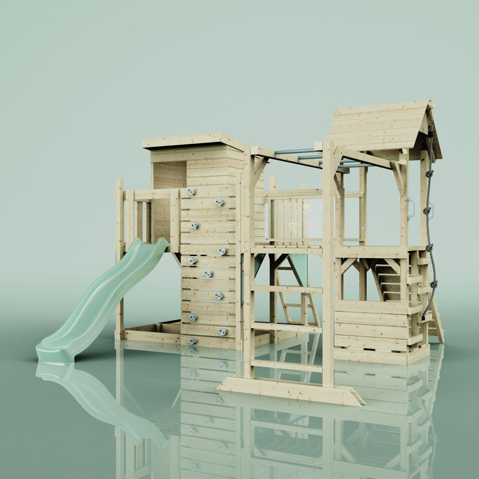 Spielturm Joost in Mintgrün - 406 × 444 × 274 cm 5/5