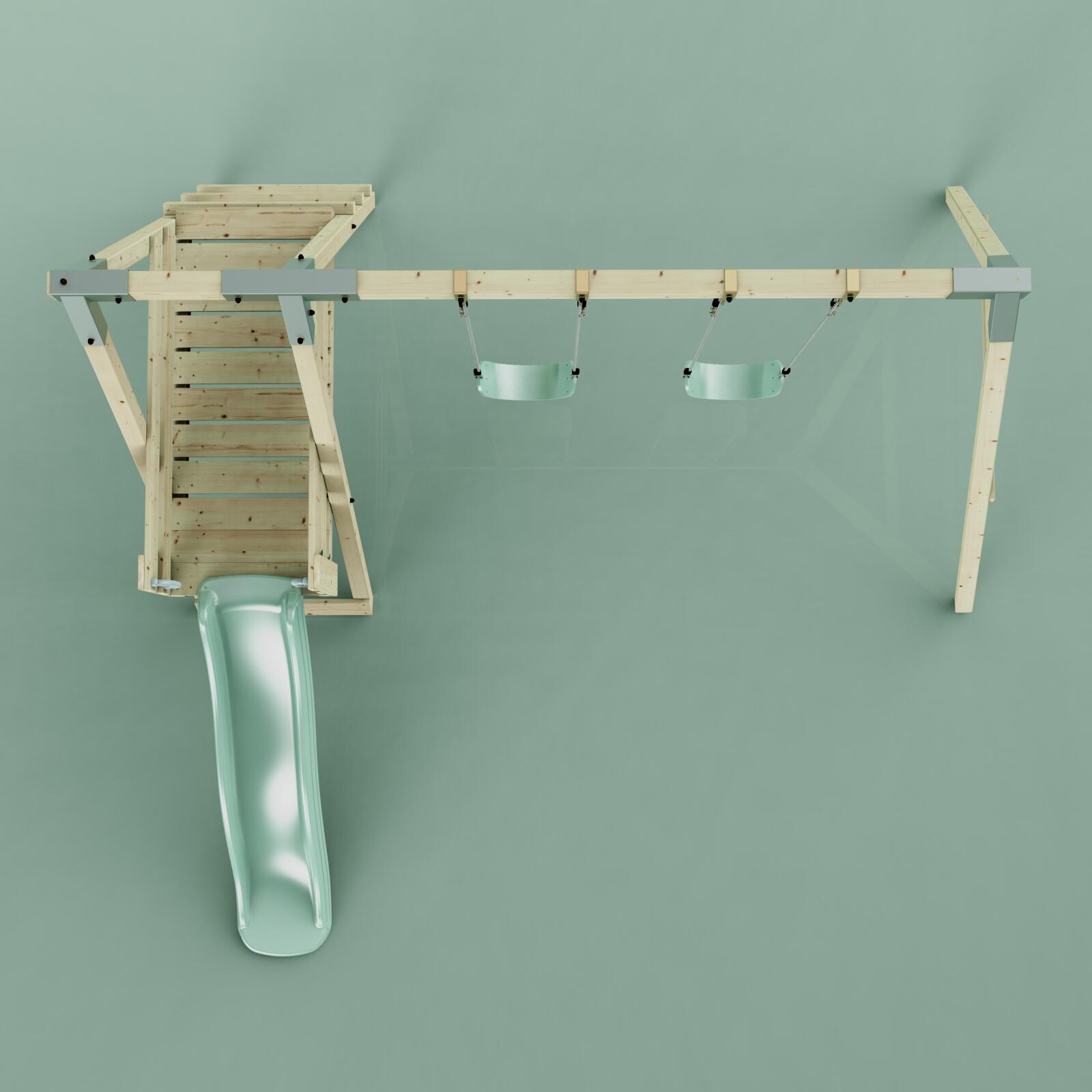 Schaukel Möwe in Mintgrün - 294 × 326 × 212 cm 6/6
