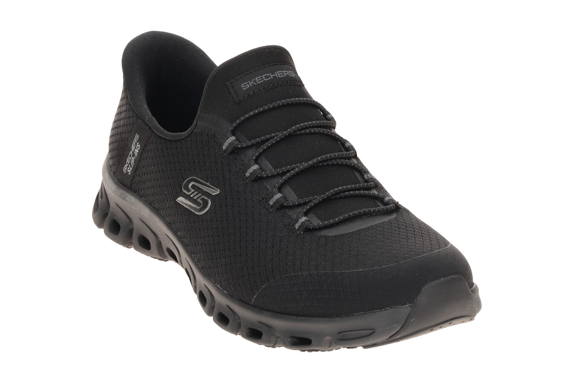 Skechers Glide Step Slipper Schuhe schwarz Slip-Ins 104547 3/7