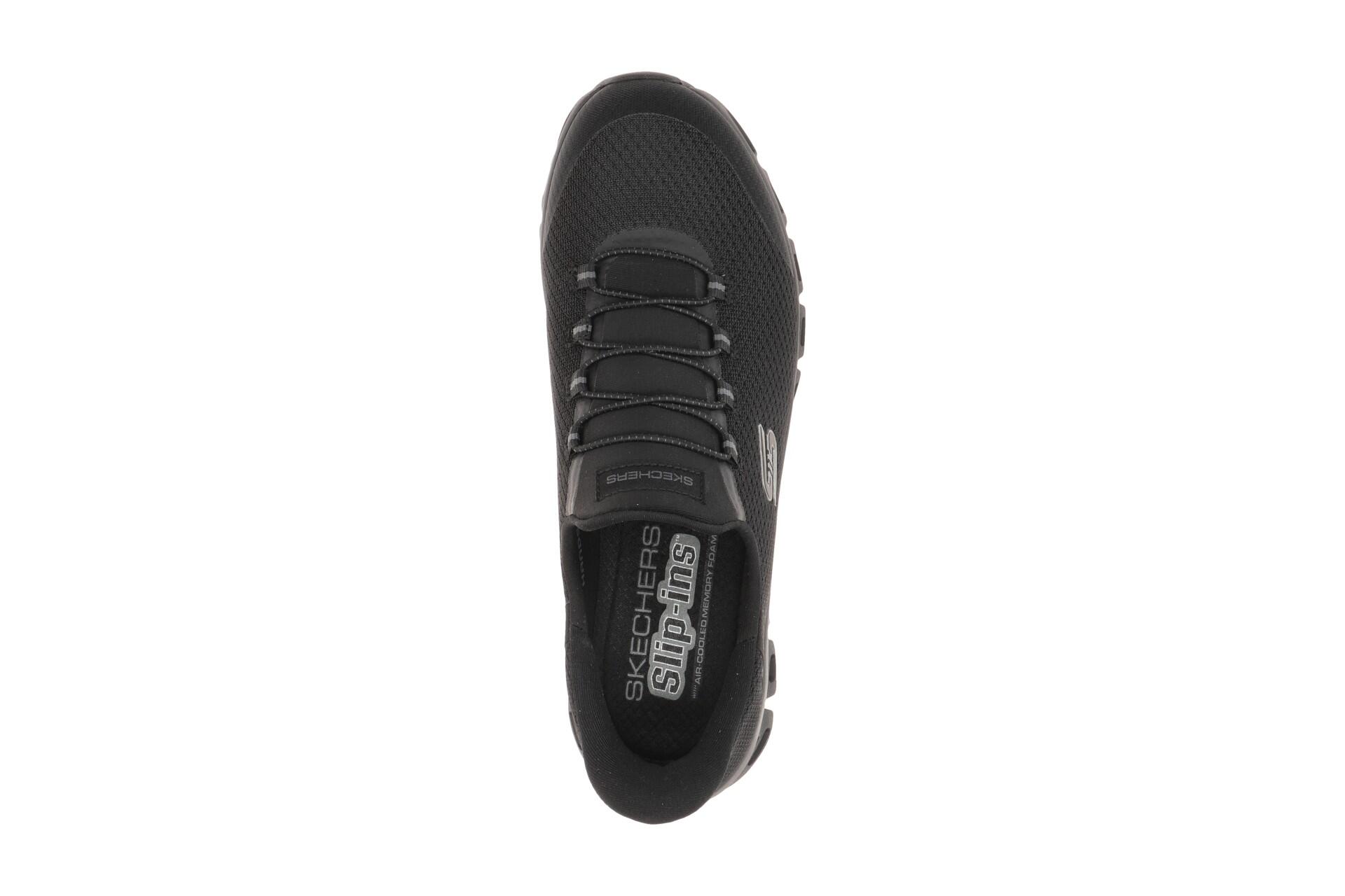 Skechers Glide Step Slipper Schuhe schwarz Slip-Ins 104547 6/7