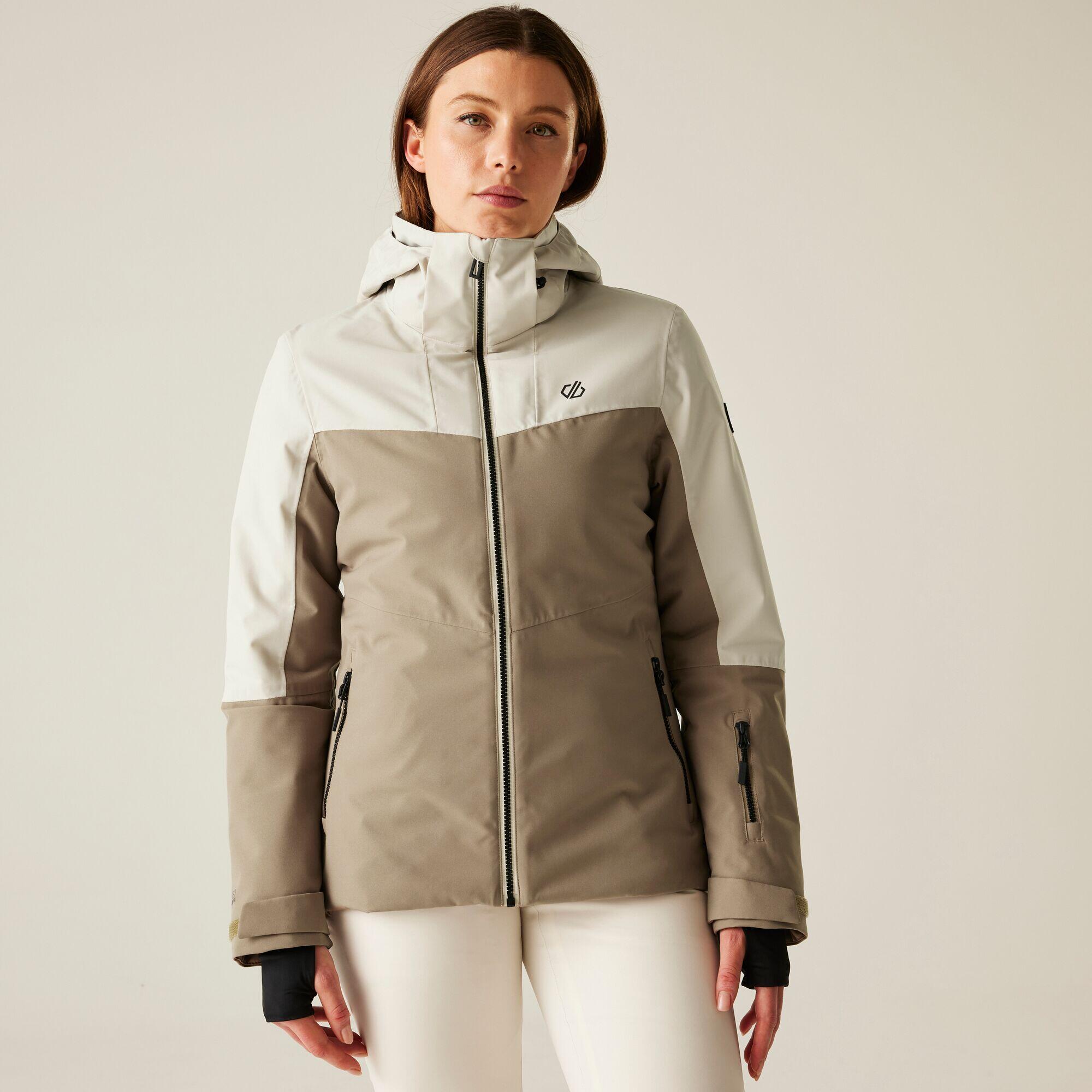 Dare 2b - Veste De Ski Imperméable Glacée Pour Femmes  - Doudoune Synthétique - Beige - Decathlon