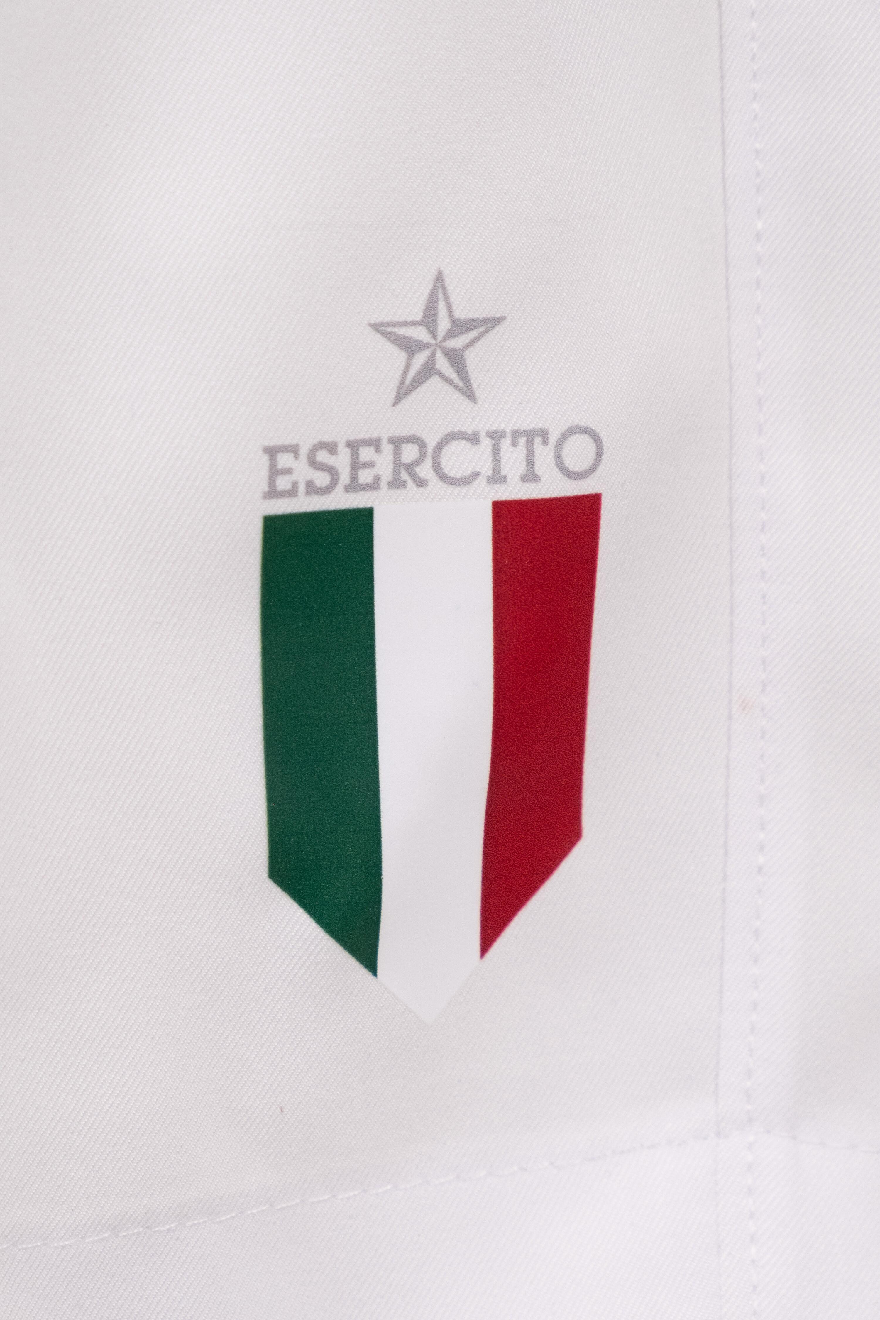 Pantaloncini Esercito padel tecnici bianchi uomo 3/3