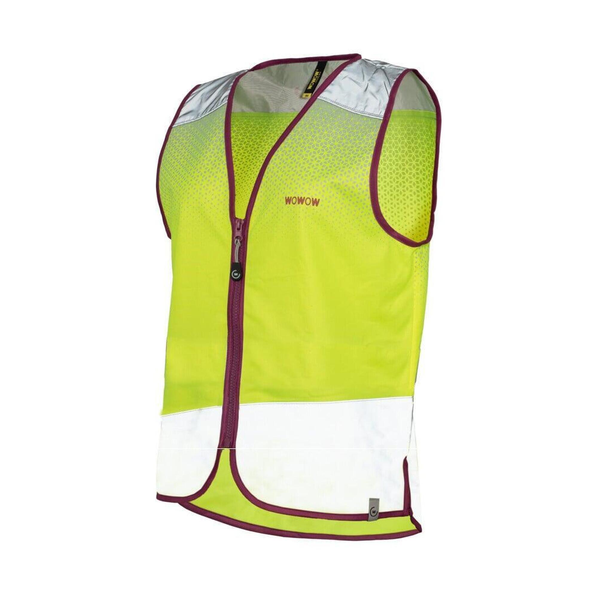 Wowow - Yara Jacket Yellow - Gilet Signalisation - Jaune|rouge - 56 3xl - Decathlon