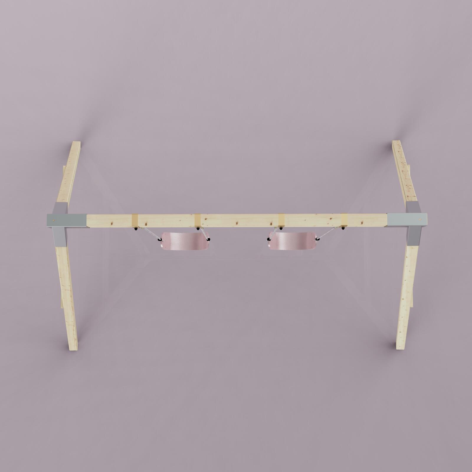 Schaukel Nachtfalter in Altrosa - 182 × 286 × 212 cm 6/6