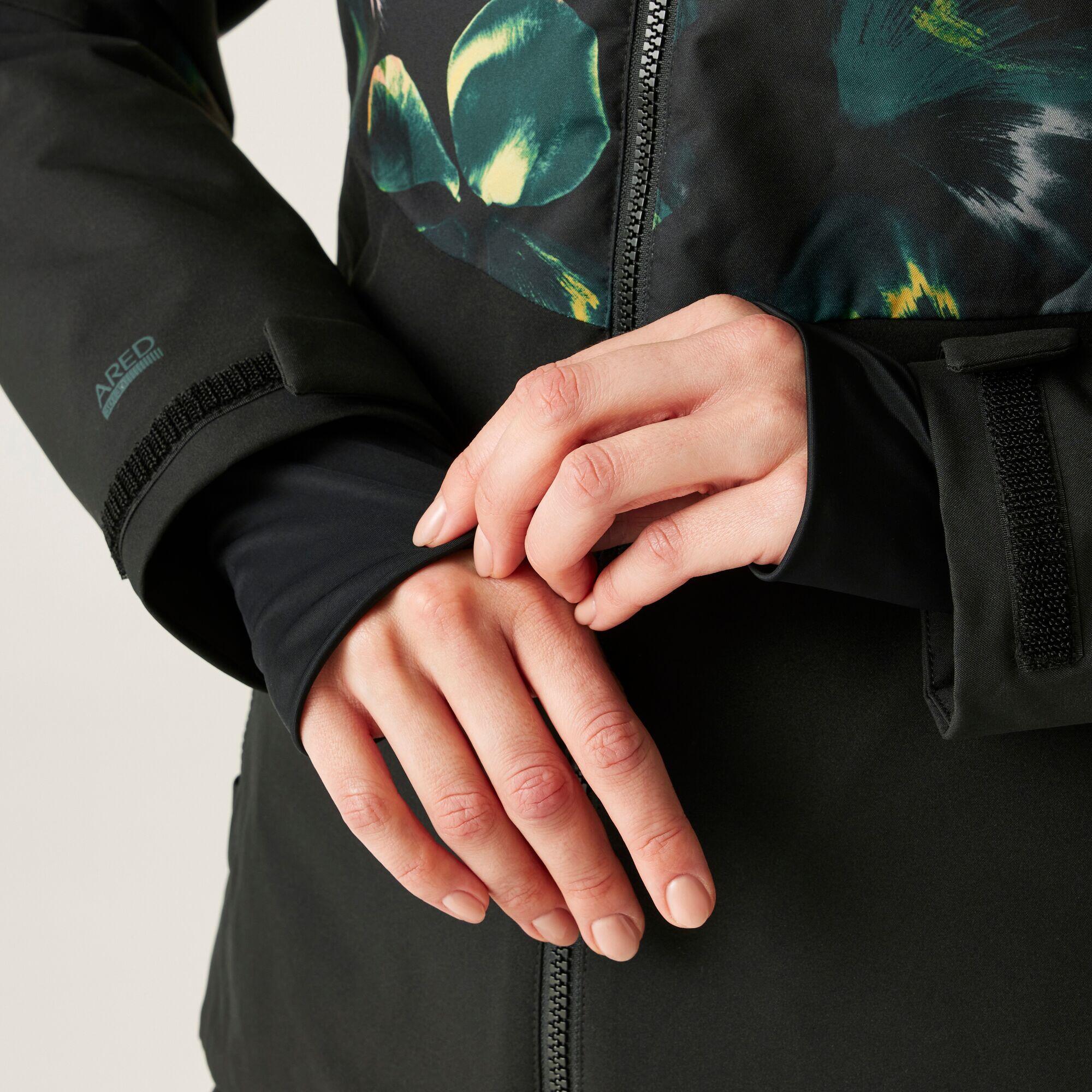 Chaqueta de esquí impermeable para mujer Iced 6/8