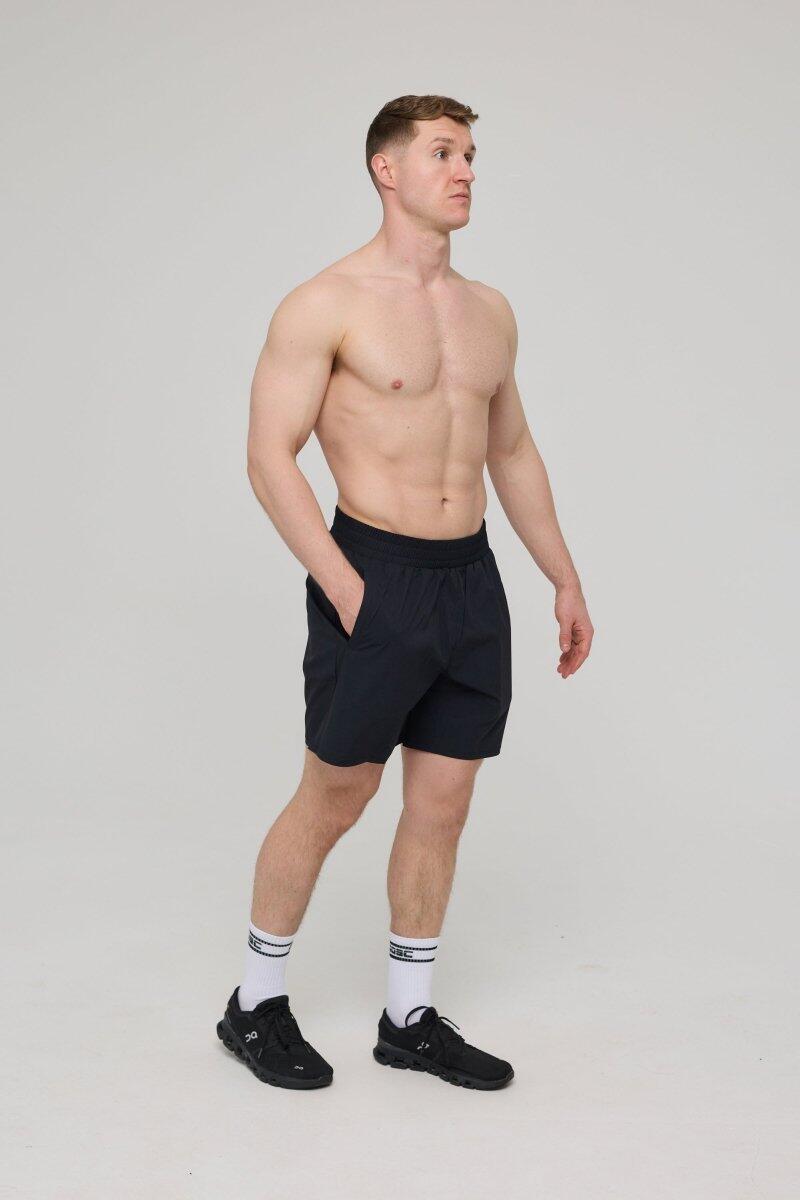 Dames Fitness Sport-Shorts Elite Zwart 6/7