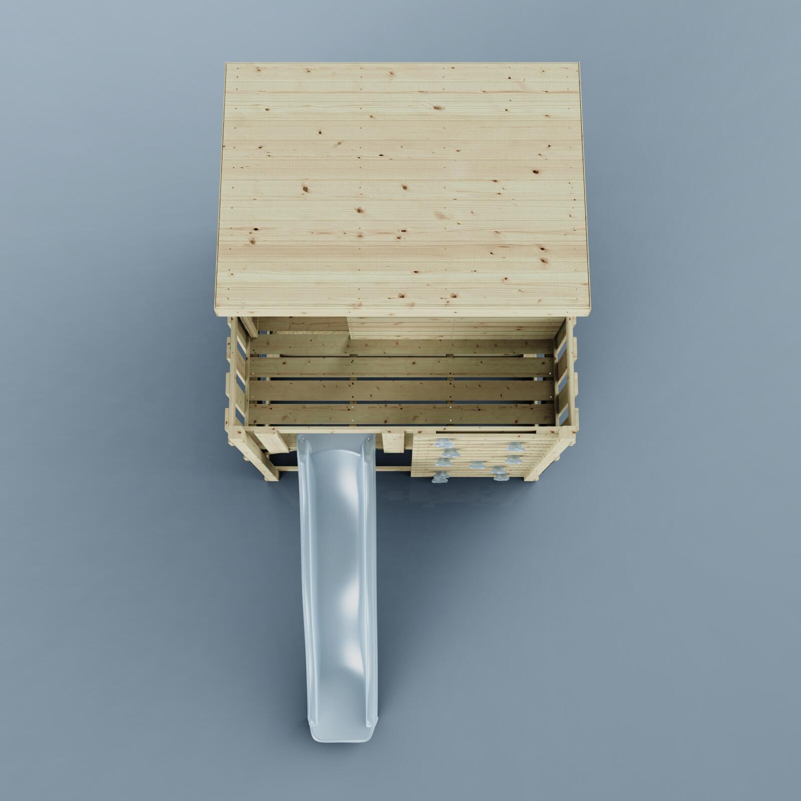 Stelzenhaus Polarstern in Eisblau - 415 × 190 × 260 cm 6/6
